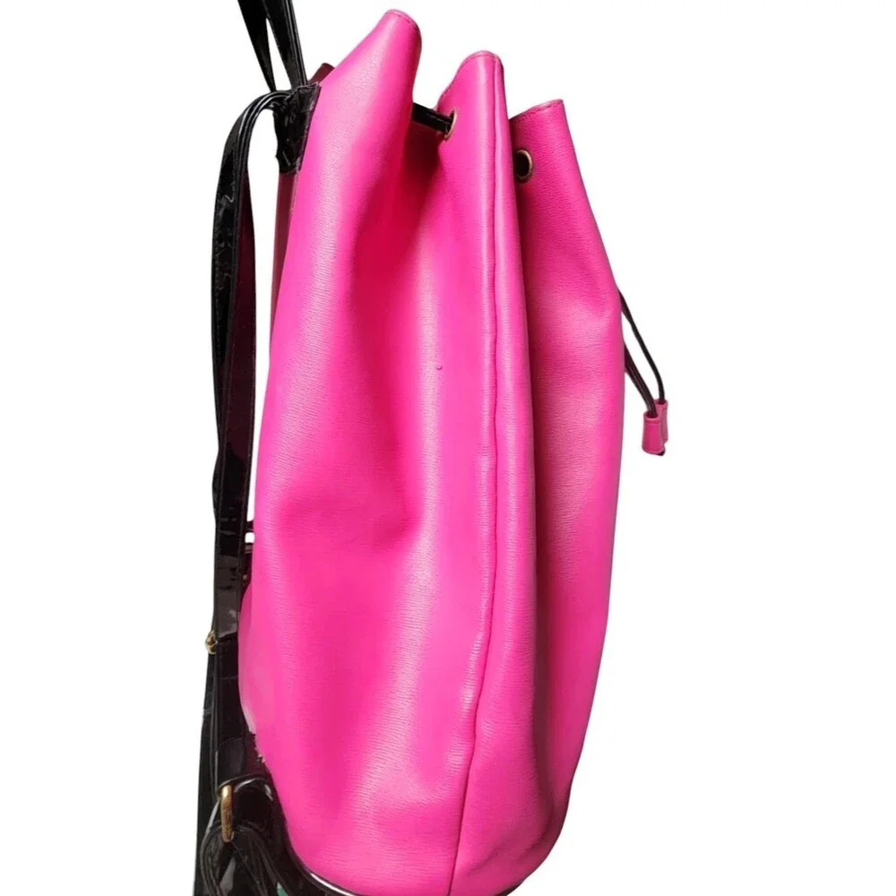 Juicy Couture Hot Pink Backpack Tote PVC Large